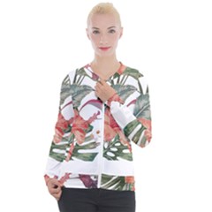 Tropical T- Shirt Tropical Fashion Florealense T- Shirt Casual Zip Up Jacket