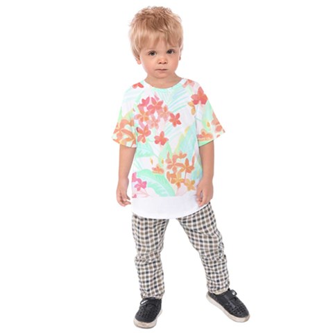 Tropical T- Shirt Tropical Garden Pluriflor T- Shirt Kids  Raglan Tee by maxcute