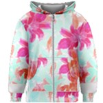 Tropical T- Shirt Tropical Gorgeous Floristic T- Shirt Kids  Zipper Hoodie Without Drawstring