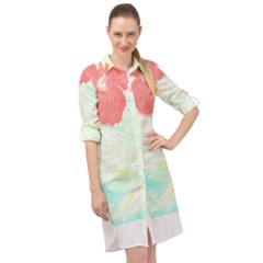 Tropical T- Shirt Tropical Gorgeous Tubifloras T- Shirt Long Sleeve Mini Shirt Dress by maxcute