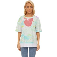 Tropical T- Shirt Tropical Gorgeous Tubifloras T- Shirt Oversized Basic Tee by maxcute