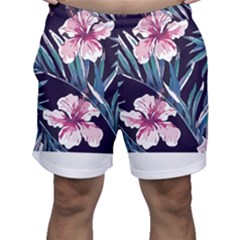 Tropical T- Shirt Tropical Graceful Flower T- Shirt Men s Shorts by maxcute