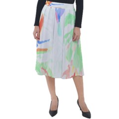 Tropical T- Shirt Tropical Sublime Blossom T- Shirt Classic Velour Midi Skirt 