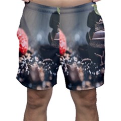 Chocolate Dark Men s Shorts by artworkshop