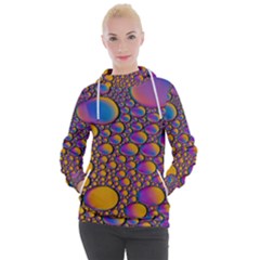 Bubble Color Women s Hooded Pullover by artworkshop