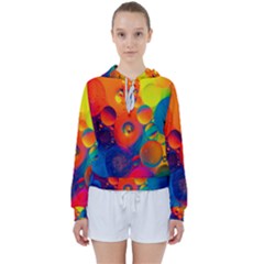 Colorfull Pattern Women s Tie Up Sweat by artworkshop