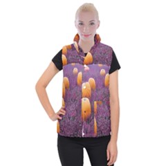  Autumn Decoration Autumn Flowers Autumn Plant Women s Button Up Vest by artworkshop