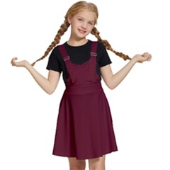 Burgundy Scarlet Kids  Apron Dress by BohoMe