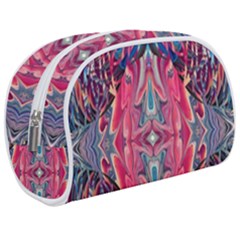 Abstract Arabesque Make Up Case (medium) by kaleidomarblingart