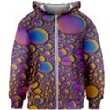 Bubble color Kids  Zipper Hoodie Without Drawstring View1