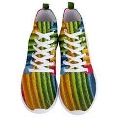  Colorful Illustrations Men s Lightweight High Top Sneakers by artworkshop