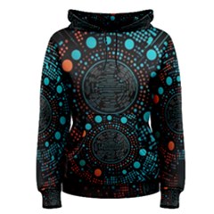 Big Data Abstract Abstract Background Women s Pullover Hoodie by Pakemis