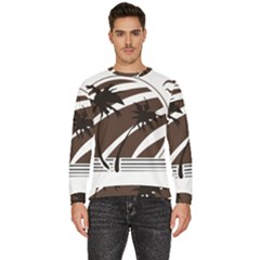 Palm Tree Design-01 (1) Men s Fleece Sweatshirt