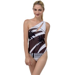 Palm Tree Design-01 (1) To One Side Swimsuit by thenyshirt