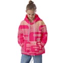 Pink Background Grunge Texture Kids  Oversized Hoodie View1