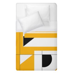 Design Pattern Yellow Background Art Duvet Cover (single Size)