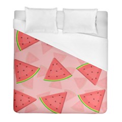 Background Watermelon Pattern Fruit Food Sweet Duvet Cover (full/ Double Size)