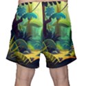 Jungle Rainforest Tropical Forest Jungle Scene Men s Shorts View2