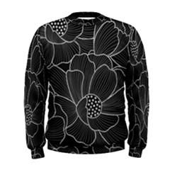 Flower Pattern Background Floral Beautiful Bloom Men s Sweatshirt