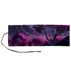 Landscape Landscape Painting Purple Purple Trees Roll Up Canvas Pencil Holder (m) by Jancukart