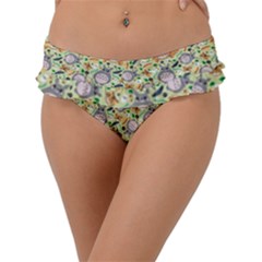 My Neighbor Totoro Pattern Frill Bikini Bottoms by danenraven