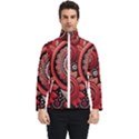 Bohemian Vibes In Vibrant Red Men s Bomber Jacket View1