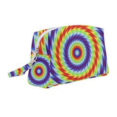 Mandala Kaleidoscope Background Wristlet Pouch Bag (medium) by Ravend