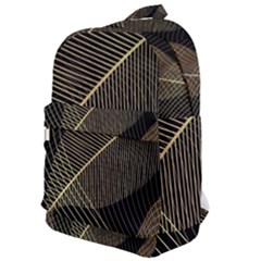 Leaves Nature Art Design Pattern Classic Backpack by Ravend