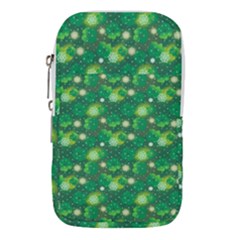 Leaf Clover Star Glitter Seamless Waist Pouch (large) by Pakemis