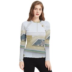 Technics Design Element Set Pattern Graphic Symbol Women s Long Sleeve Rash Guard by danenraven