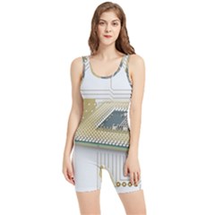 Technics Design Element Set Pattern Graphic Symbol Women s Wrestling Singlet by danenraven