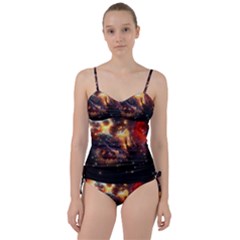 Nebula Galaxy Stars Astronomy Sweetheart Tankini Set by Uceng