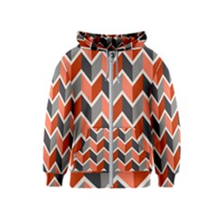 Colorful Zigzag Pattern Wallpaper Free Vector Kids  Zipper Hoodie