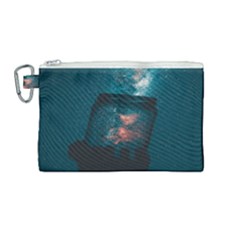 Swimming  Canvas Cosmetic Bag (medium) by artworkshop