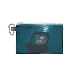 Swimming  Canvas Cosmetic Bag (small) by artworkshop