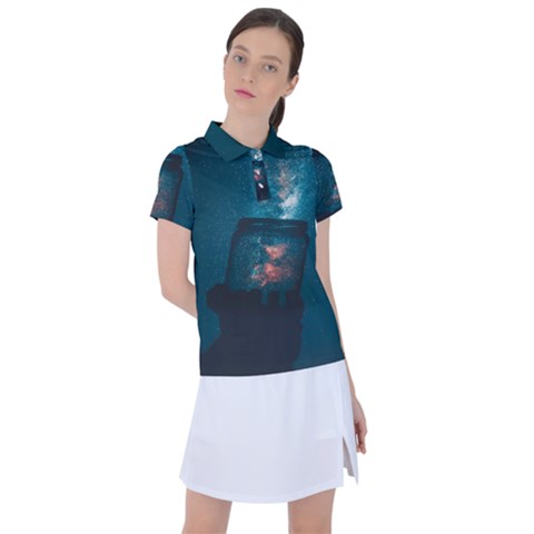 Sweming Women s Polo Tee by artworkshop