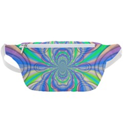 Fractal Geometry Mathematics Gradient Ovals Math Waist Bag  by Ravend