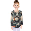 Illustrations Technology Robot Internet Processor Kids  Long Sleeve Tee View1