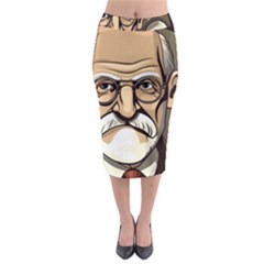 Ai Generated Psychotherapist Psychology Therapy Midi Pencil Skirt by danenraven