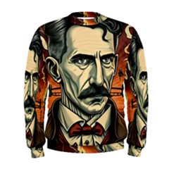 Ai Generated Nikola Tesla Tesla Nikolas Electricity Men s Sweatshirt by danenraven