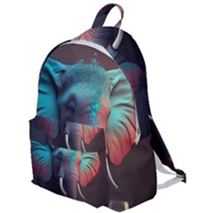 Ai Generated Elephant Tusks Trunk Wildlife Africa The Plain Backpack