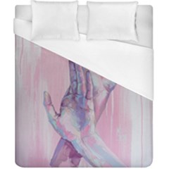 Conceptual Abstract Hand Painting  Duvet Cover (california King Size) by MariDein