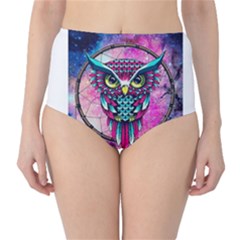 Owl Dreamcatcher Classic High-waist Bikini Bottoms