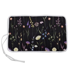 Flowers Floral Pattern Floral Print Pen Storage Case (m) by Ravend