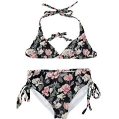 Choice Watercolor Flowers Kids  Classic Bikini Set by GardenOfOphir