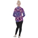 Abstract Glow Kaleidoscopic Light Women s Hooded Pullover View2