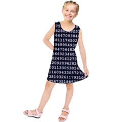 Pi Circle Diameter Circumference Ratio Radius Kids  Tunic Dress by Ravend