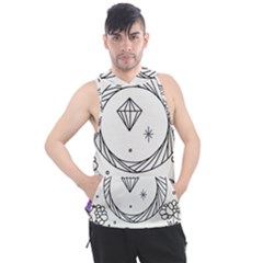 Rainbow Fun Cute Minimal Doodle Drawing Men s Sleeveless Hoodie