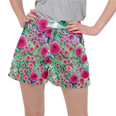 Bounty Of Brilliant Blooming Blossoms Ripstop Shorts