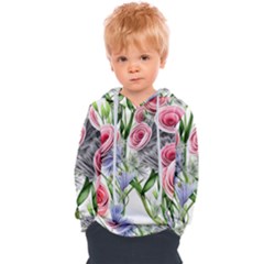 Captivating Coral Blooms Kids  Overhead Hoodie by GardenOfOphir